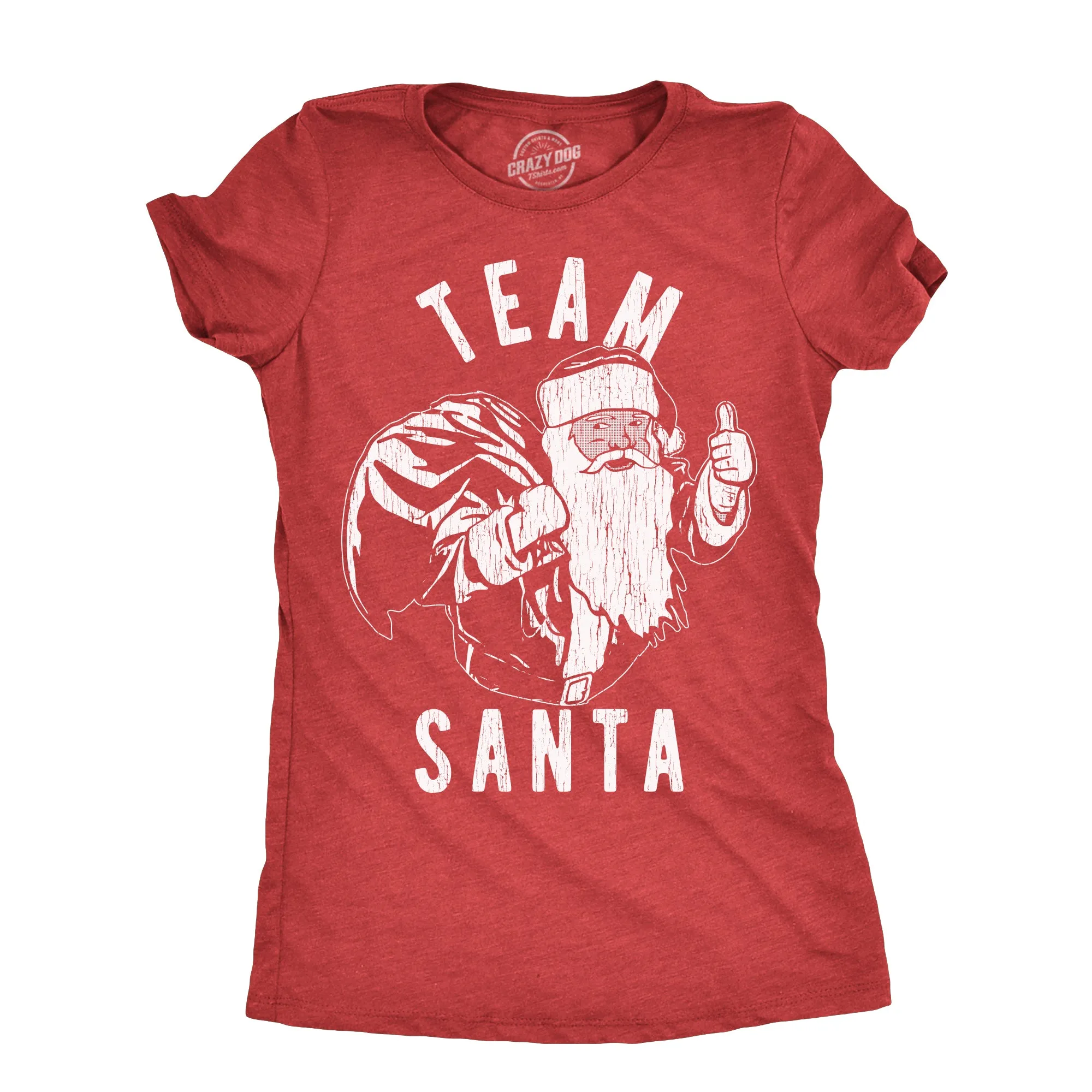 Team Santa Women's T Shirt sold by Crazy Dog T-Shirts