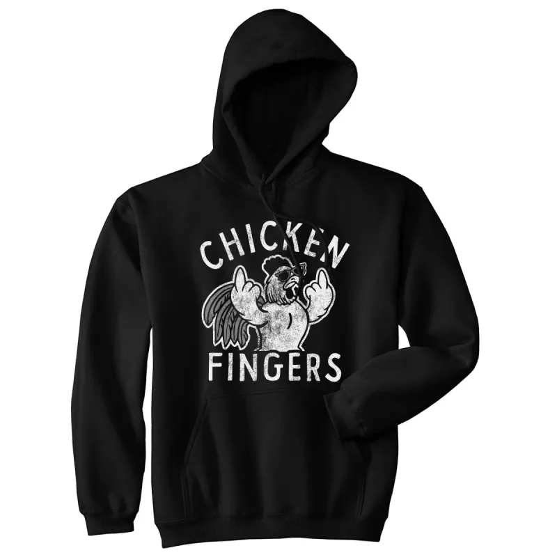 Chicken Fingers Hoodie sold by Crazy Dog T-Shirts