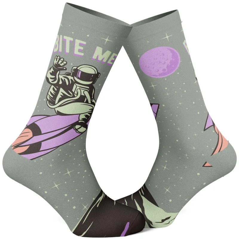 Women's Bite Me Socks sold by Crazy Dog T-Shirts