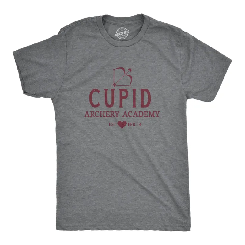 Cupid Archery Academy Men's T Shirt sold by Crazy Dog T-Shirts