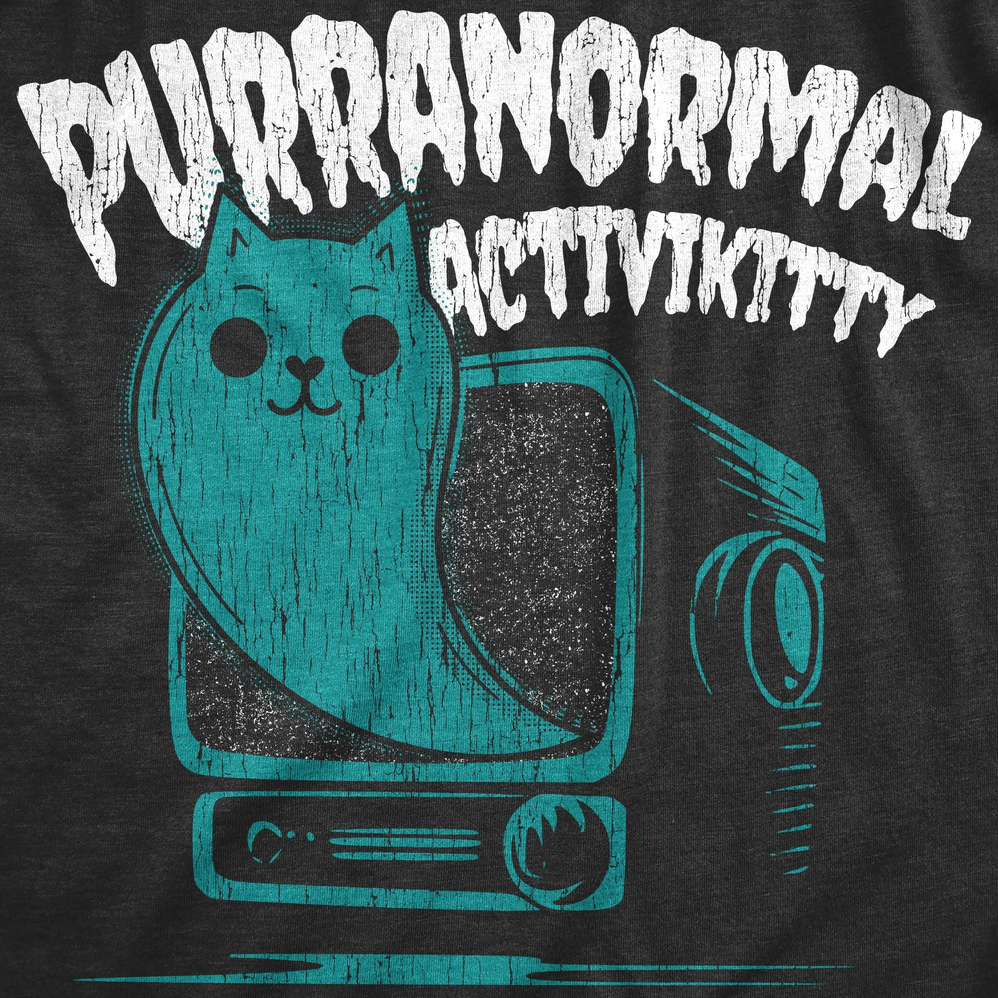 Purranormal Activikitty - Paranormal Cat Men's T Shirt sold by Crazy Dog T-Shirts product image thumbnail 2