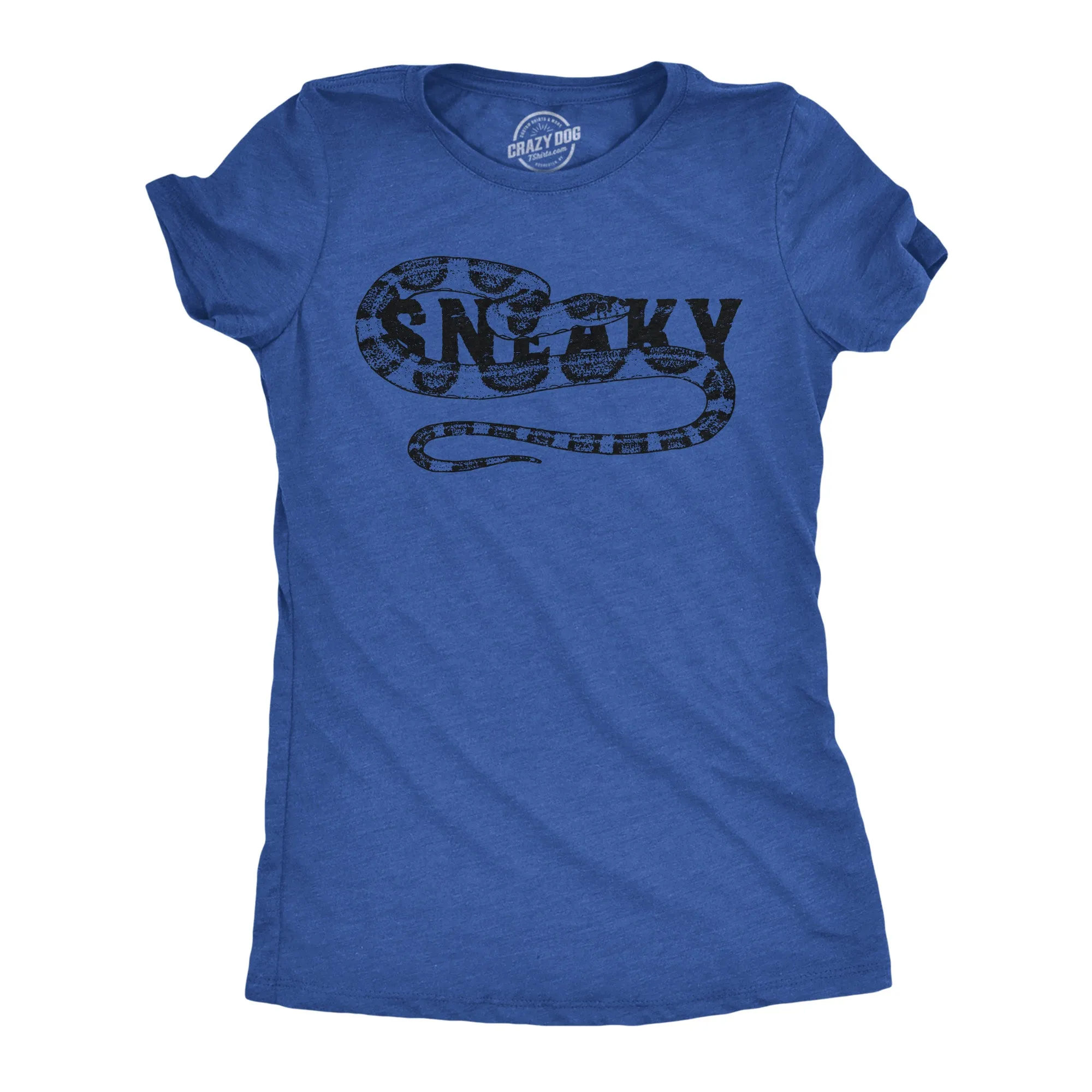 Sneaky Snake Women's T Shirt sold by Crazy Dog T-Shirts