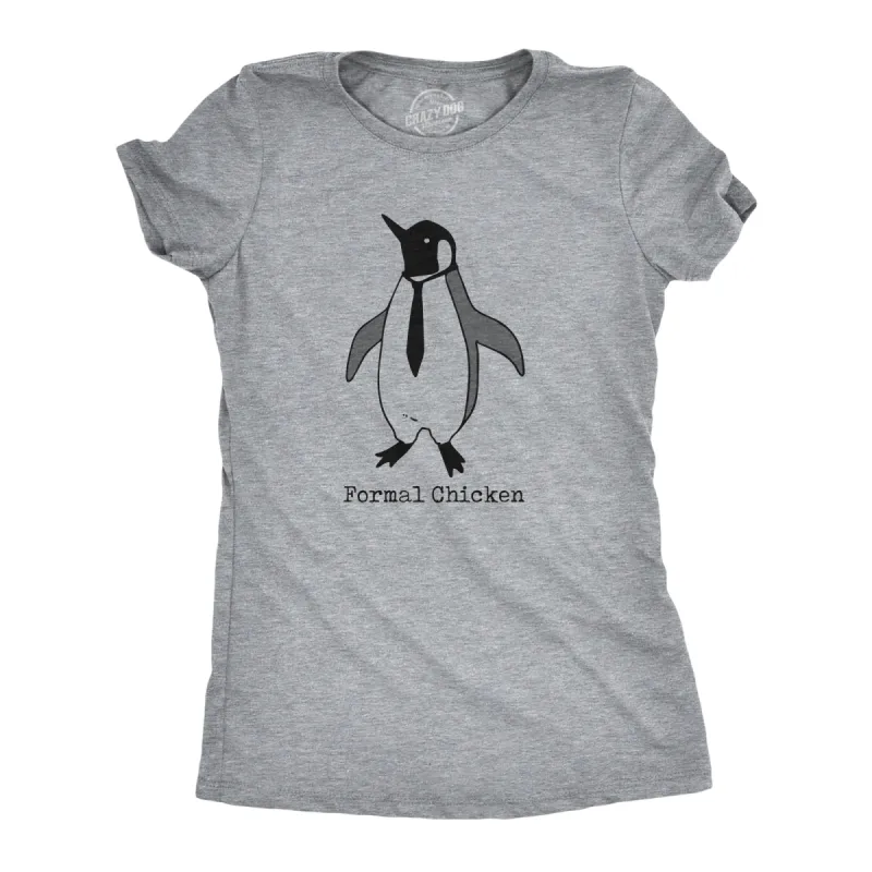 Formal Chicken Women's T Shirt sold by Crazy Dog T-Shirts