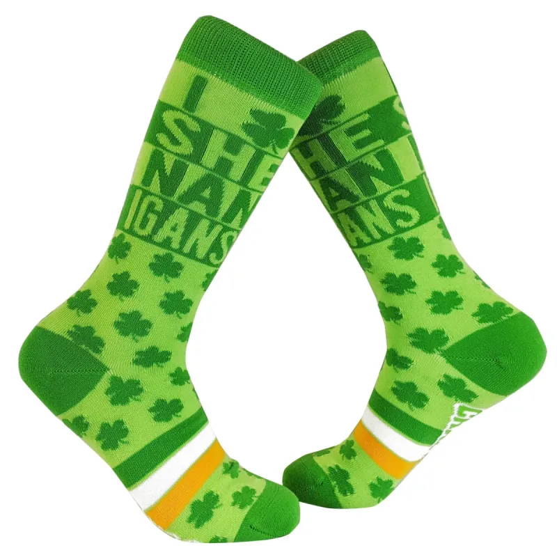 Womens I Clover Shenanigans Socks sold by Crazy Dog T-Shirts