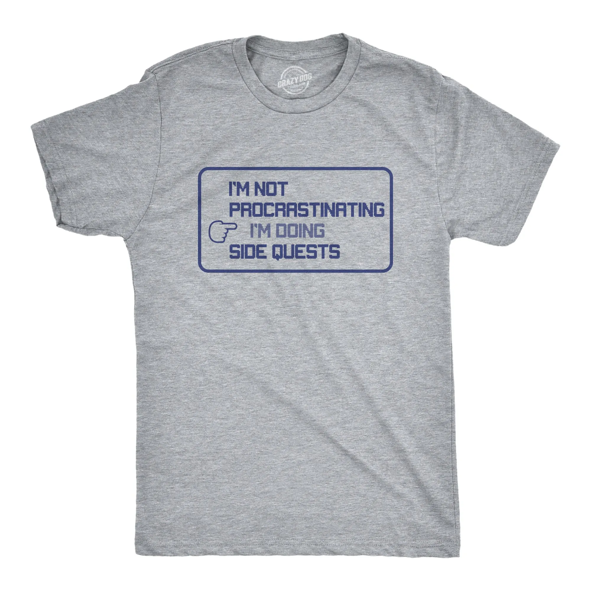 I'm Not Procrastinating I'm Doing Side Quests Men's T Shirt sold by Crazy Dog T-Shirts