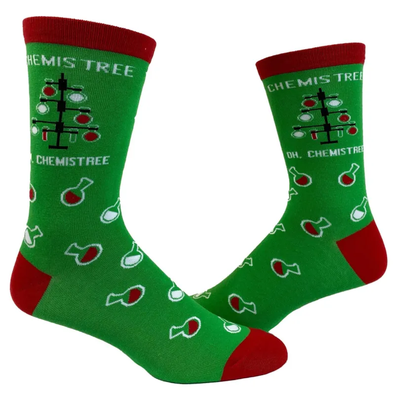 Mens Oh Chem Is Tree Socks sold by Crazy Dog T-Shirts