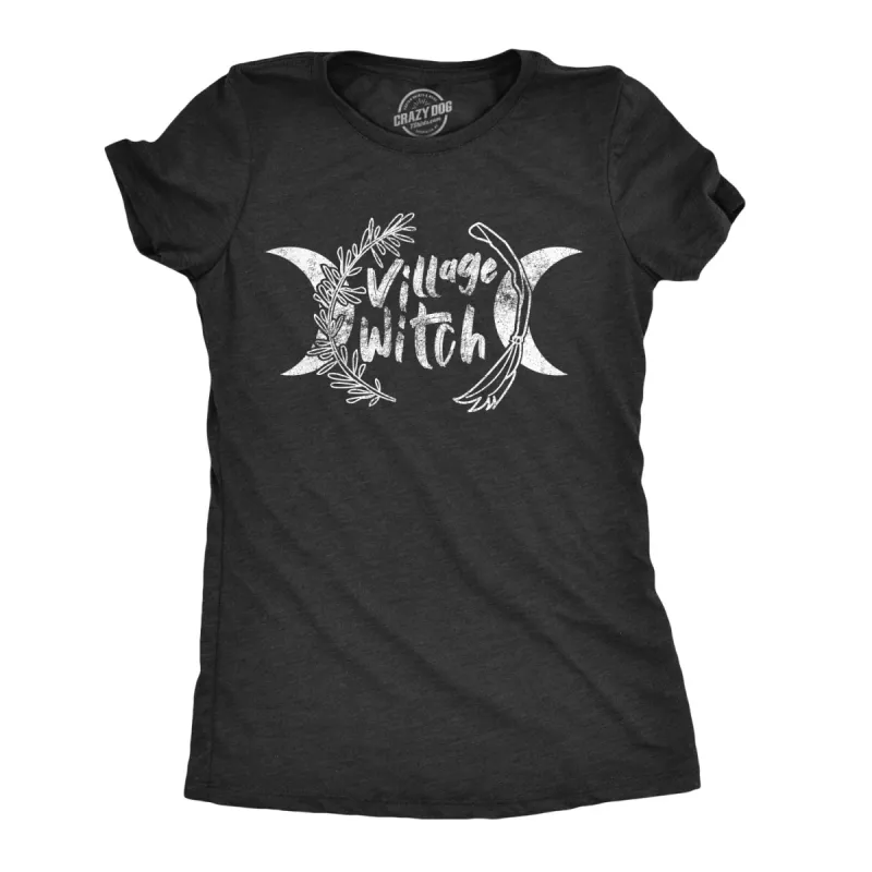 Village Witch Women's T Shirt sold by Crazy Dog T-Shirts