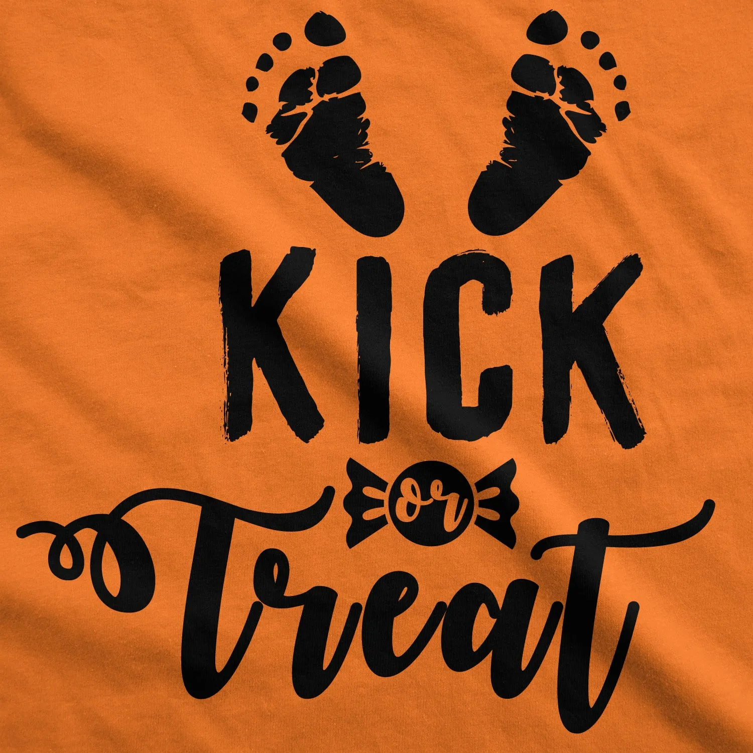 Kick or Treat Maternity T Shirt sold by Crazy Dog T-Shirts product image thumbnail 3