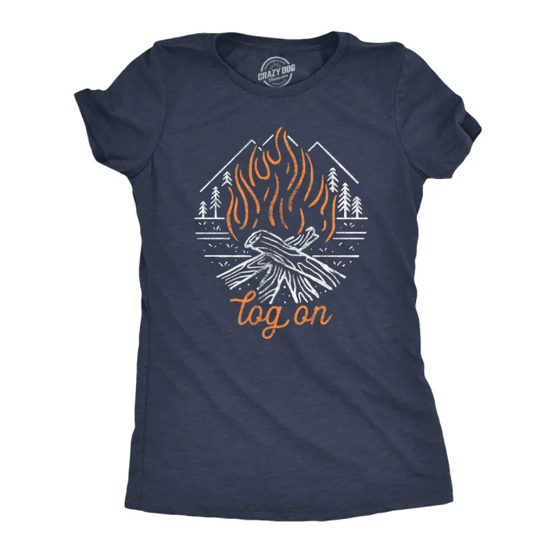 Log On Women's T Shirt sold by Crazy Dog T-Shirts