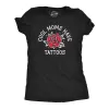 Cool Moms Have Tattoos Women's T Shirt sold by Crazy Dog T-Shirts