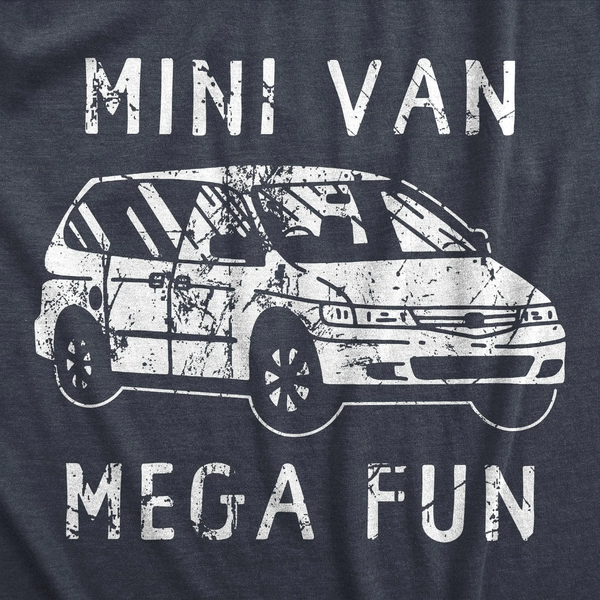 Mini Van Mega Fun Men's T Shirt sold by Crazy Dog T-Shirts product image thumbnail 2