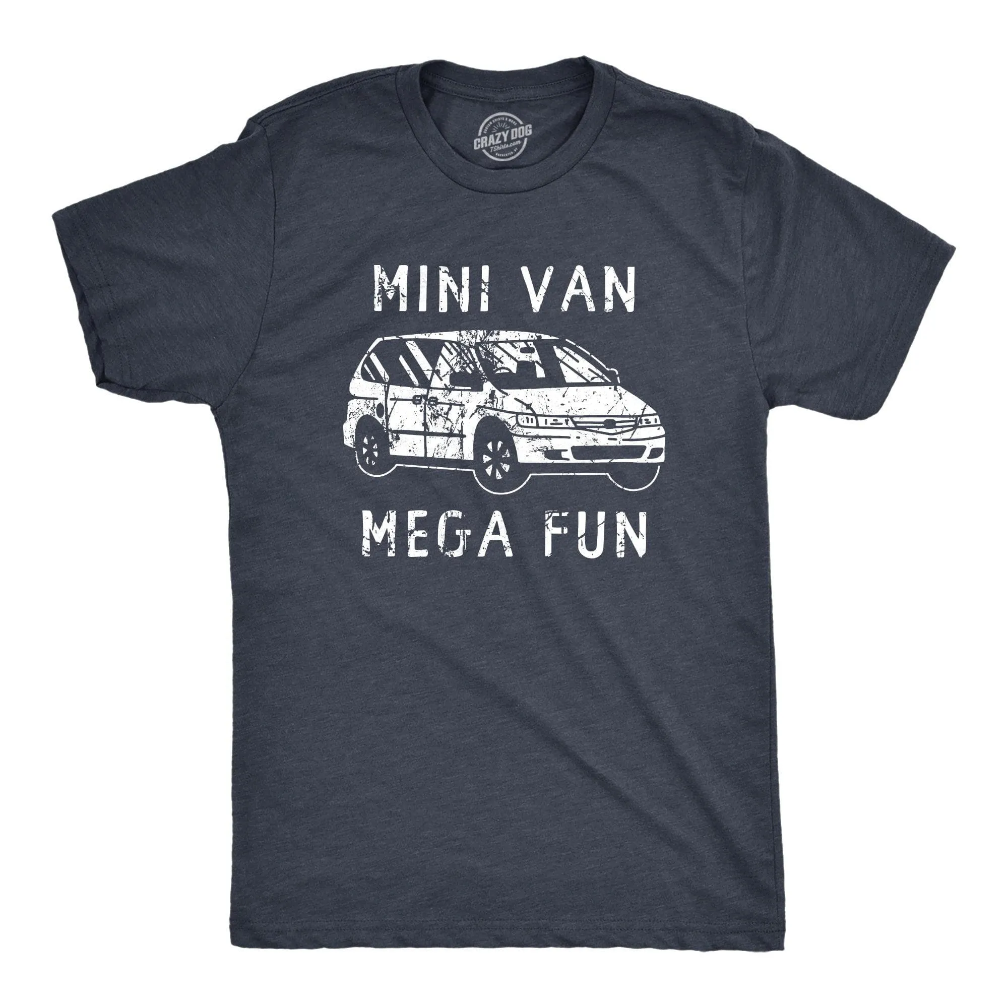 Mini Van Mega Fun Men's T Shirt sold by Crazy Dog T-Shirts