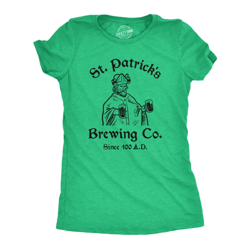 St Patricks Brewing Co Women's T Shirt sold by Crazy Dog T-Shirts