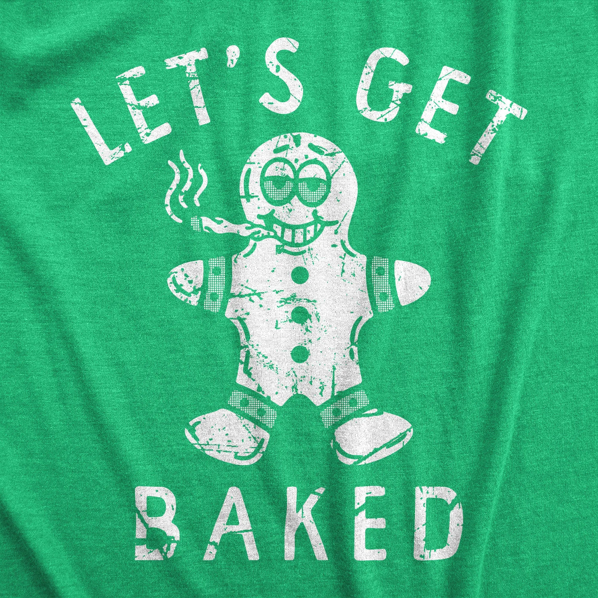 Lets Get Baked Men's T Shirt sold by Crazy Dog T-Shirts product image thumbnail 2