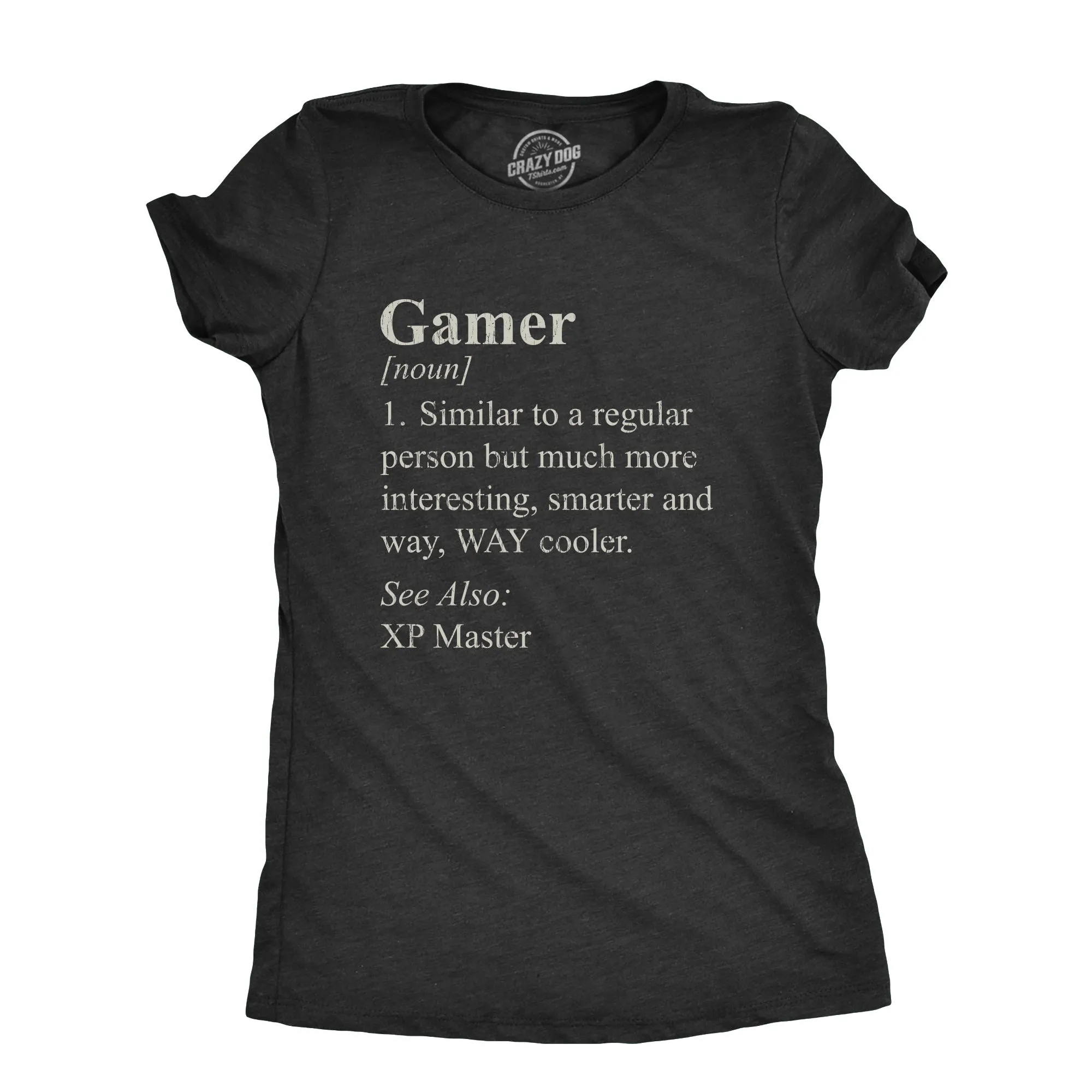 Gamer Definition Women's T Shirt sold by Crazy Dog T-Shirts