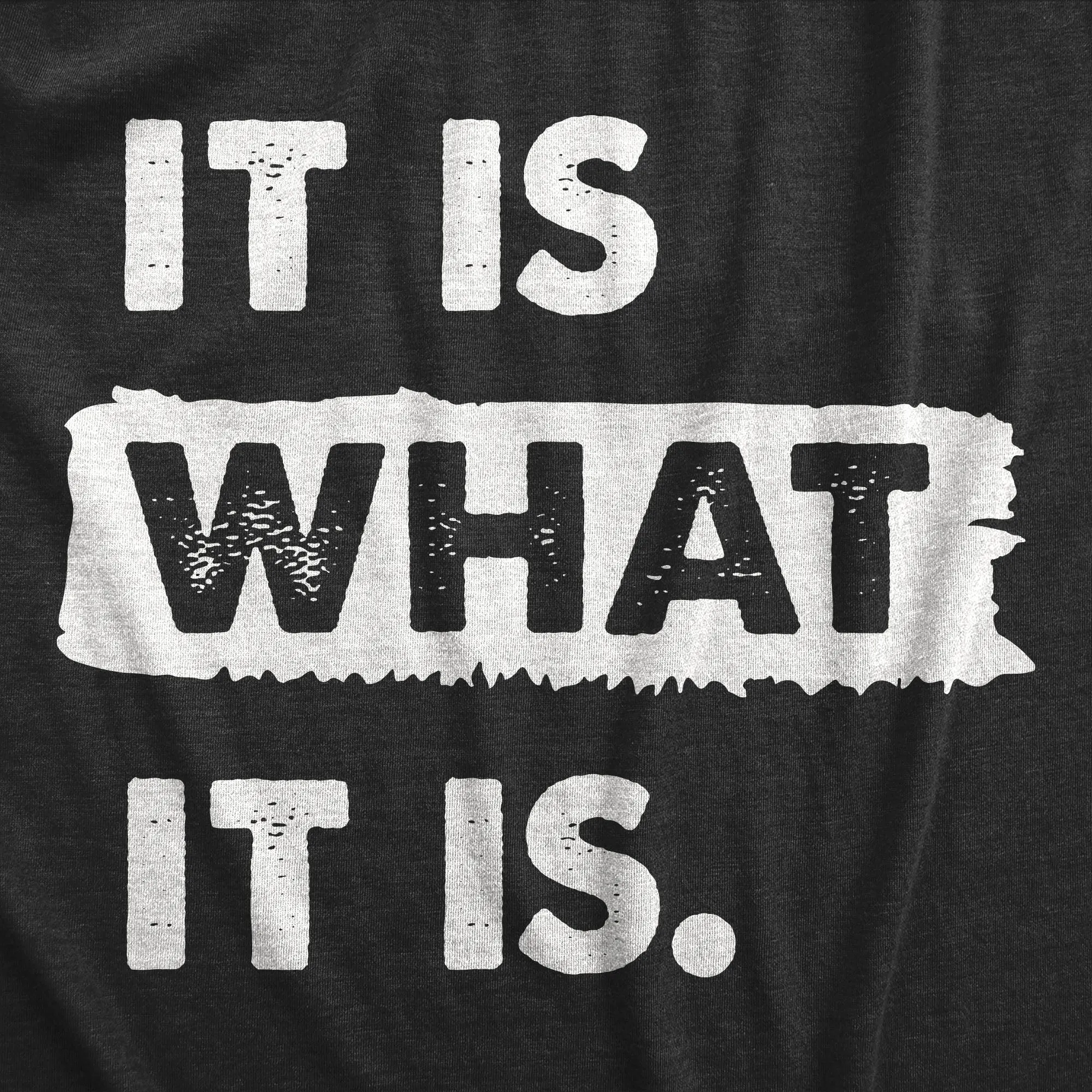 It Is What It Is Women's T Shirt sold by Crazy Dog T-Shirts product image thumbnail 2