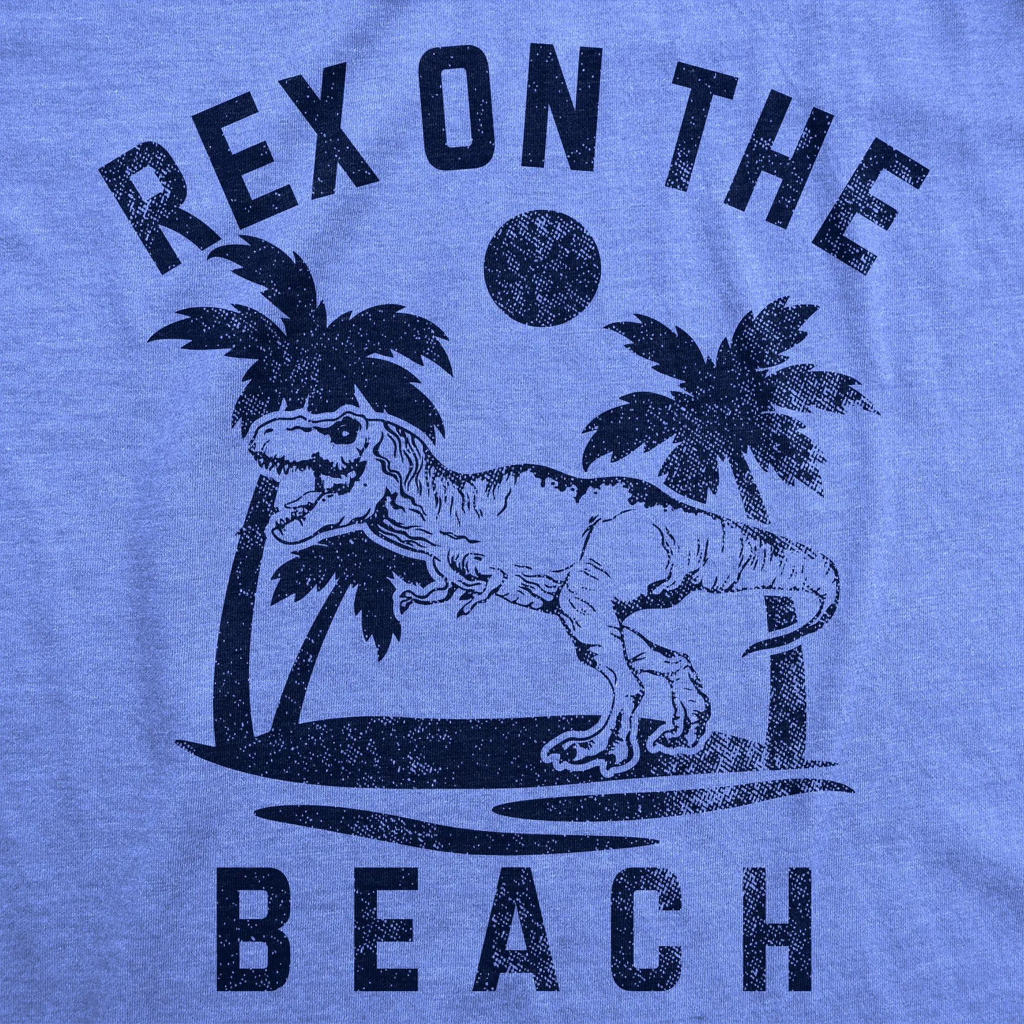 Rex On The Beach Men's T Shirt sold by Crazy Dog T-Shirts product image thumbnail 2
