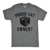 Proud Cat Owner Men's T Shirt sold by Crazy Dog T-Shirts