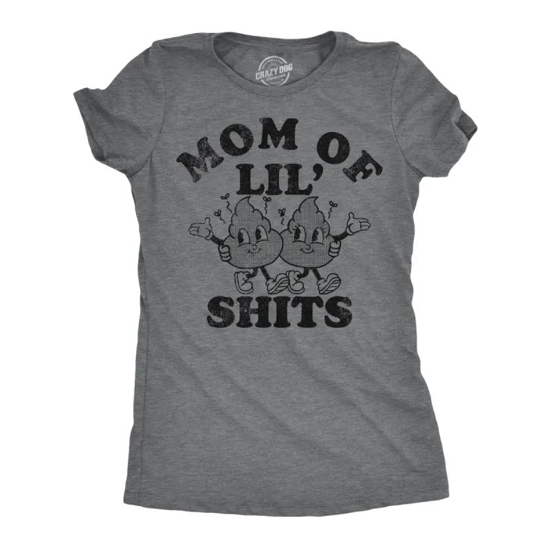 Mom Of Lil Shits Women's T Shirt sold by Crazy Dog T-Shirts
