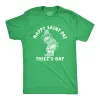Happy Saint Pat Thiccs Day Men's T Shirt sold by Crazy Dog T-Shirts