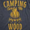 Camping Gives Me Wood Men's T Shirt sold by Crazy Dog T-Shirts