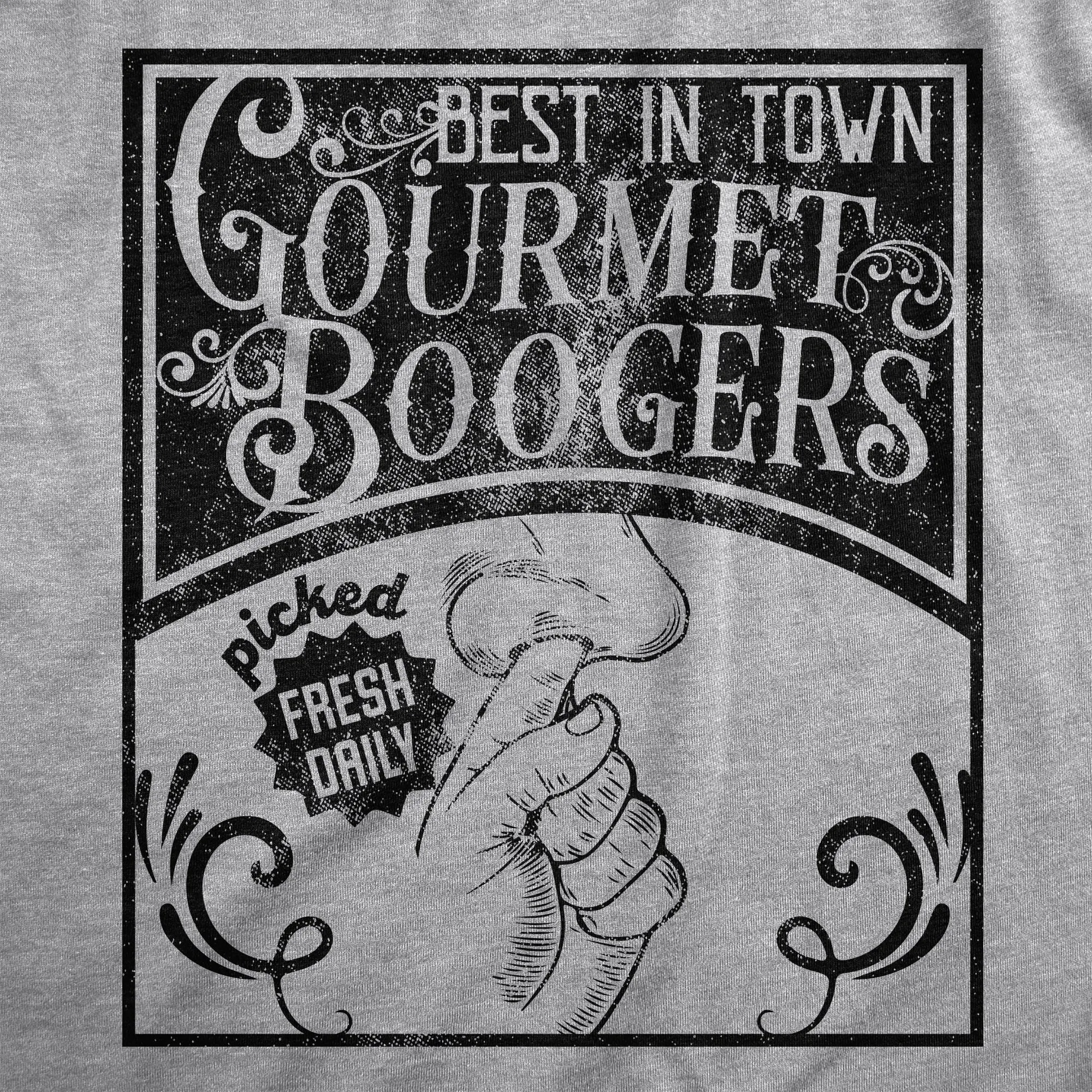 Gourmet Boogers Men's T Shirt sold by Crazy Dog T-Shirts product image thumbnail 2