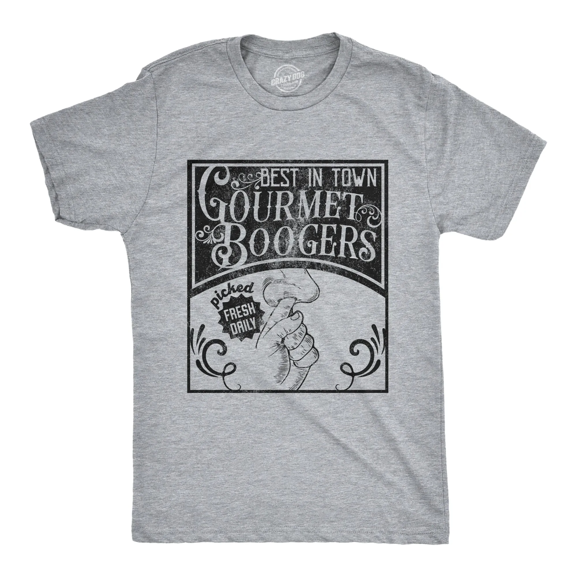 Gourmet Boogers Men's T Shirt sold by Crazy Dog T-Shirts