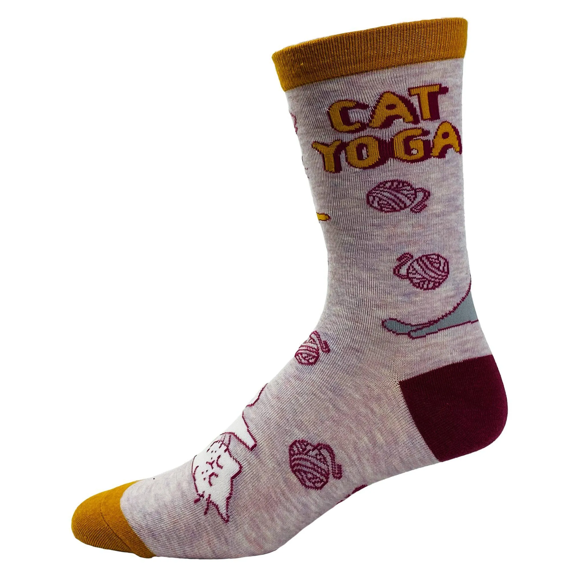 Women's Cat Yoga Socks sold by Crazy Dog T-Shirts product image thumbnail 3