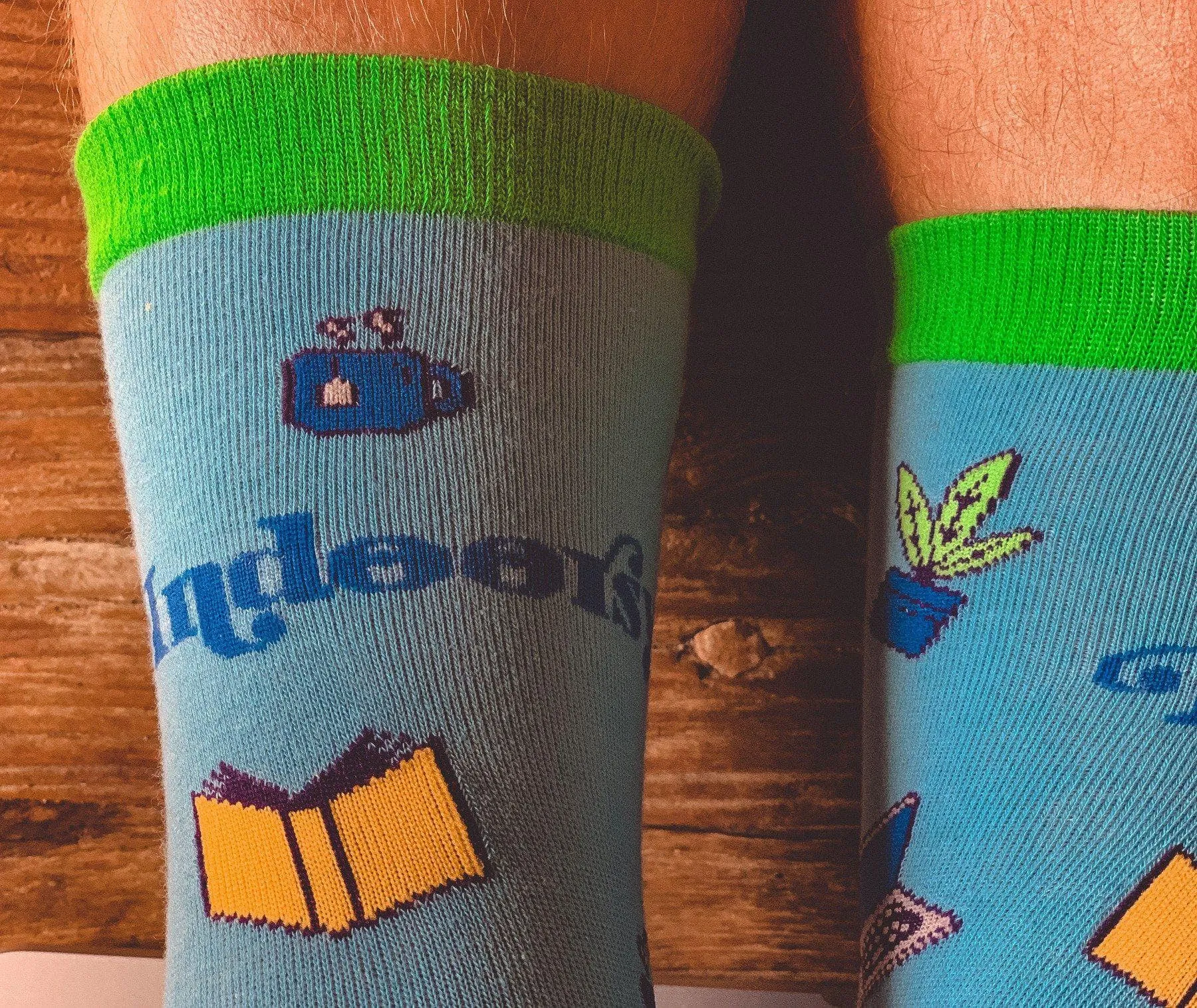 Womens Indoorsy Socks sold by Crazy Dog T-Shirts product image thumbnail 5