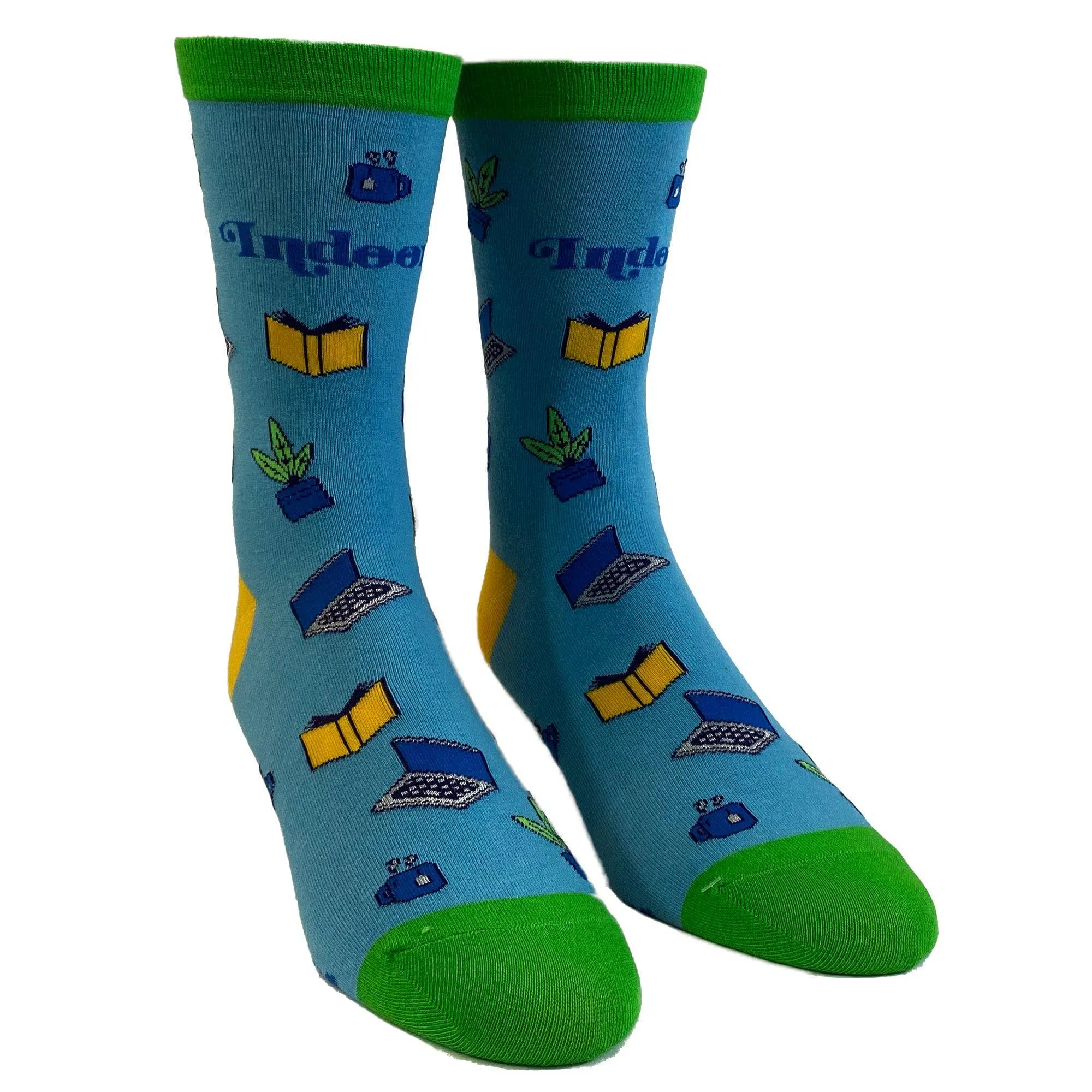 Womens Indoorsy Socks sold by Crazy Dog T-Shirts product image thumbnail 2