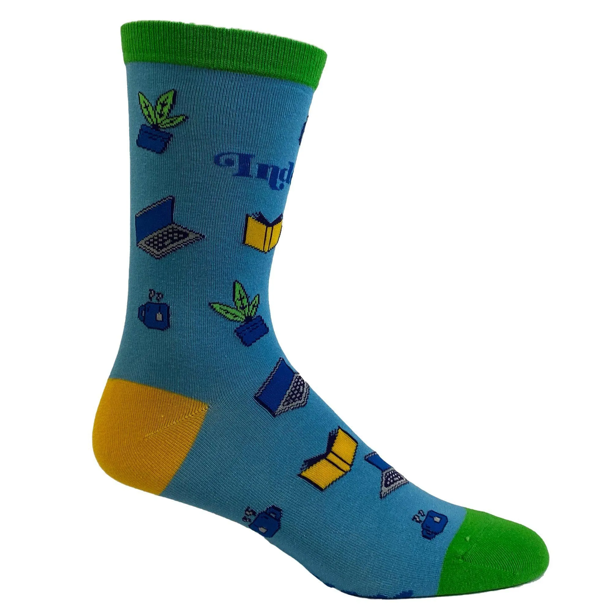 Womens Indoorsy Socks sold by Crazy Dog T-Shirts product image thumbnail 4