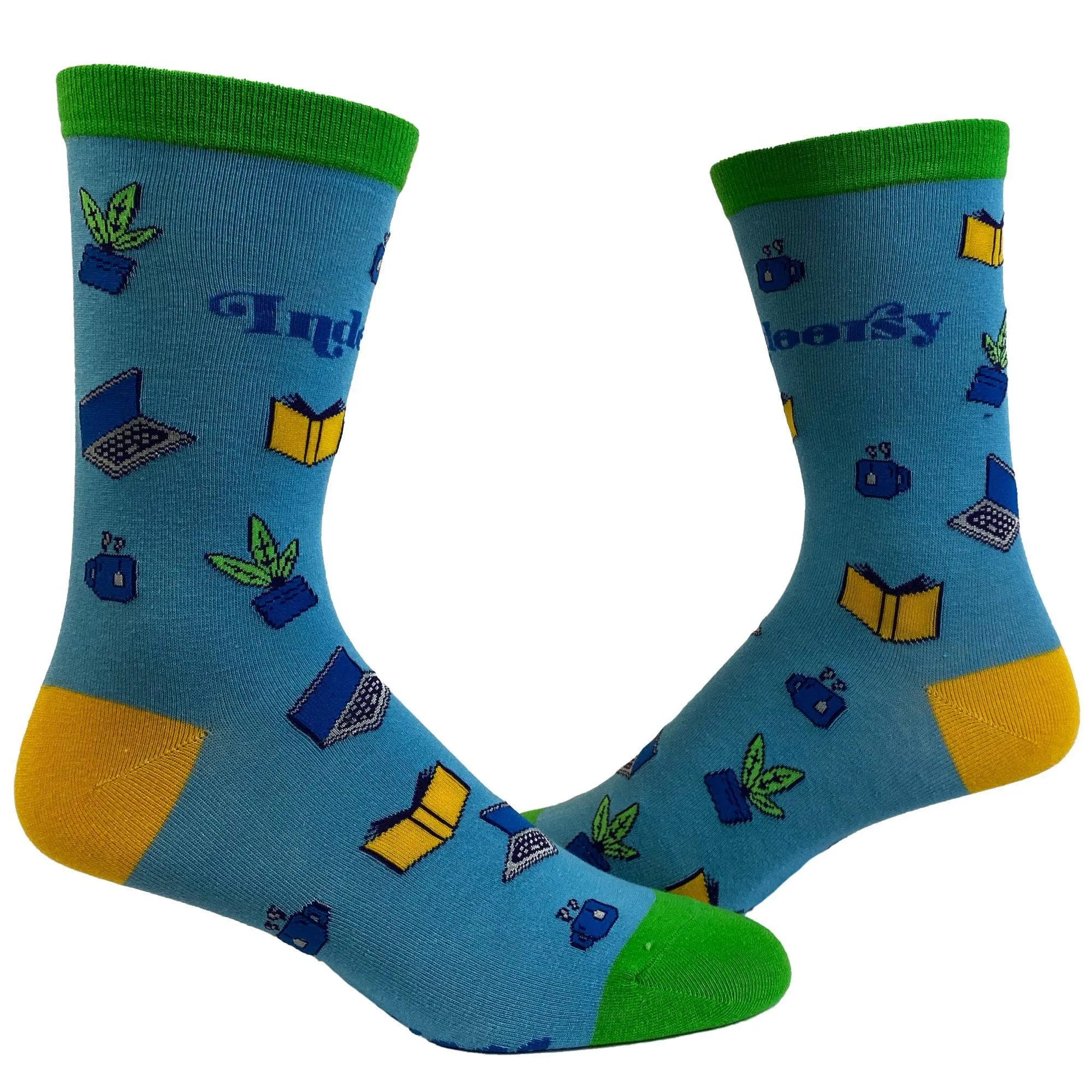 Womens Indoorsy Socks sold by Crazy Dog T-Shirts