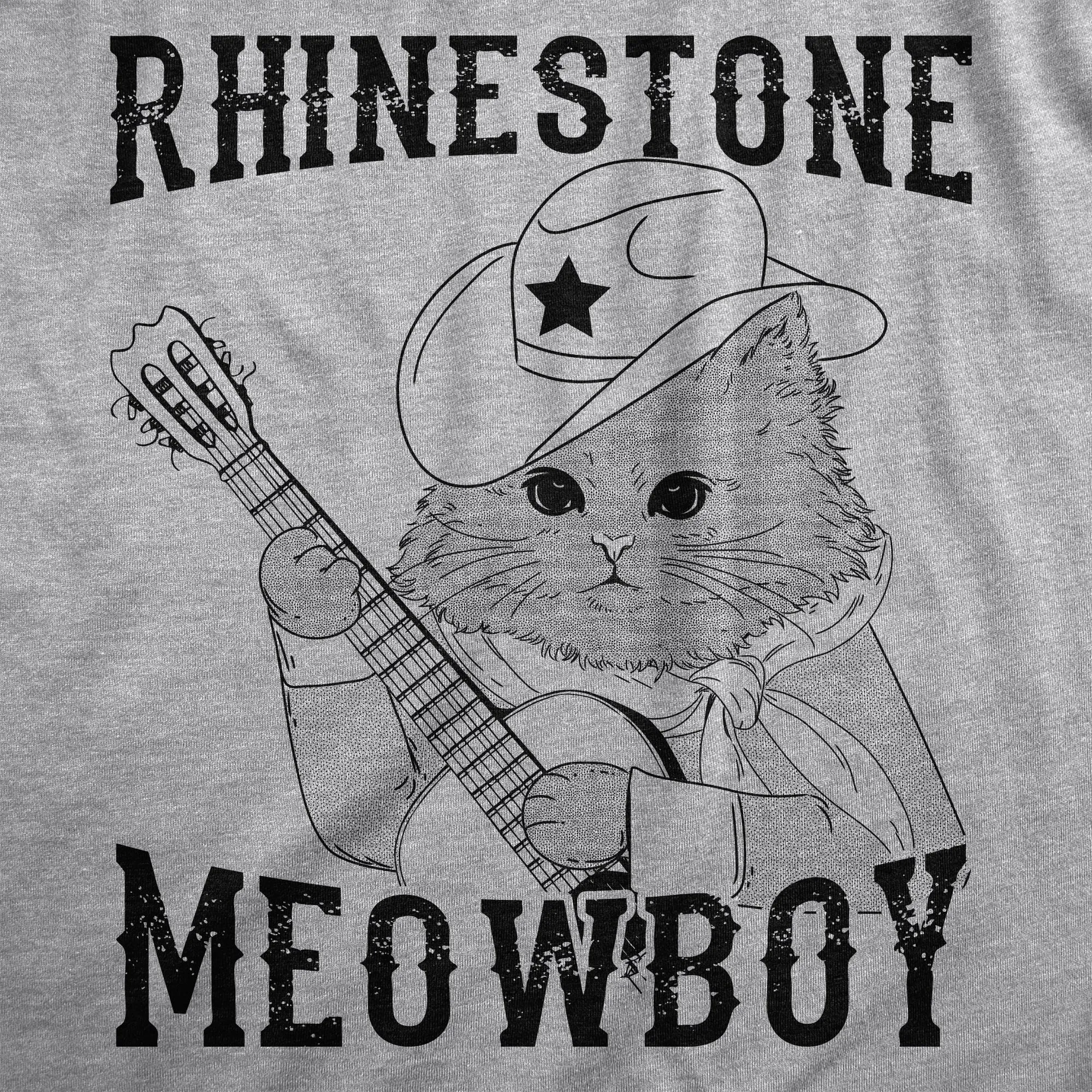 Rhinestone Meowboy Women's T Shirt sold by Crazy Dog T-Shirts product image thumbnail 2