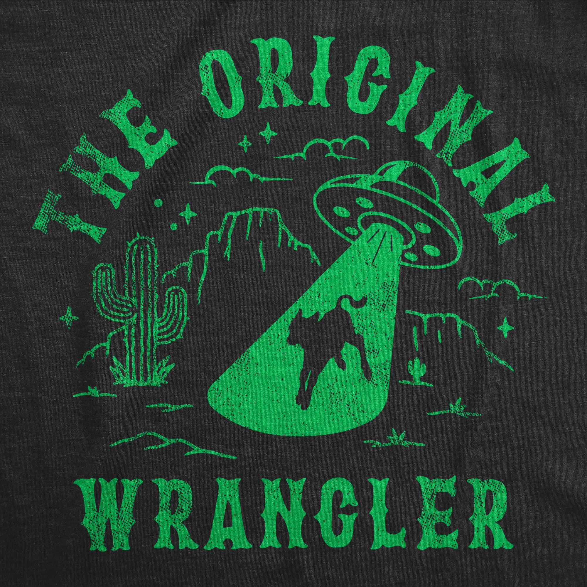 The Original Wrangler UFO Men's T Shirt sold by Crazy Dog T-Shirts product image thumbnail 2