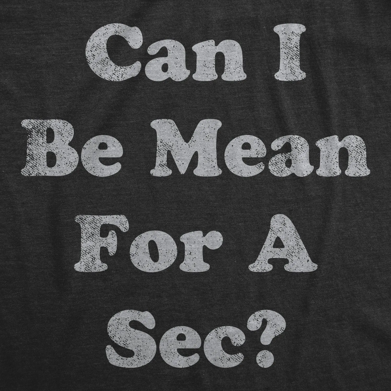 Can I Be Mean For A Sec Women's T Shirt sold by Crazy Dog T-Shirts product image thumbnail 2