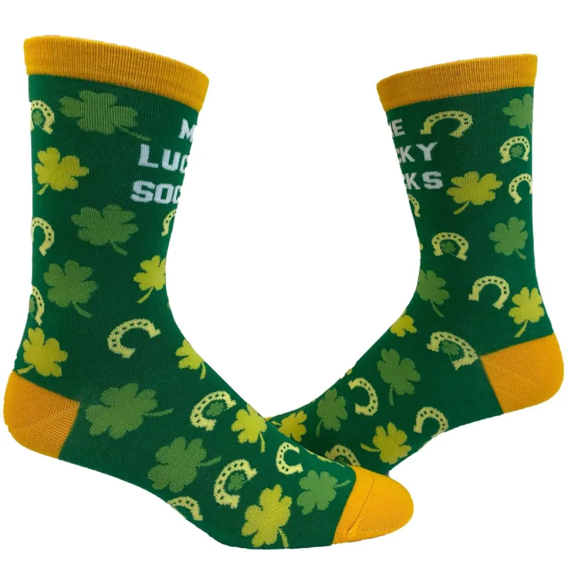 Womens Me Lucky Socks sold by Crazy Dog T-Shirts