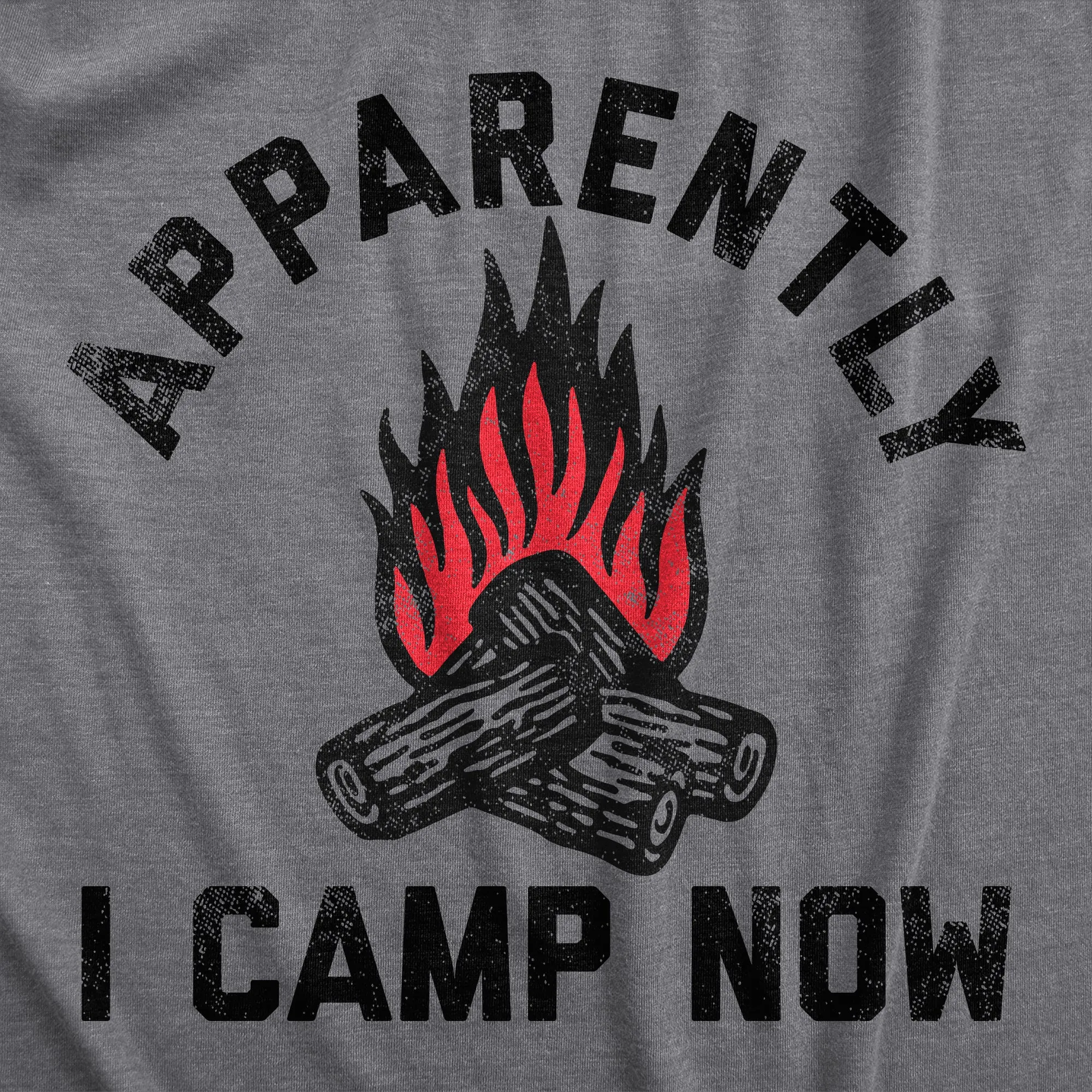 Apparently I Camp Now Men's T Shirt sold by Crazy Dog T-Shirts product image thumbnail 2