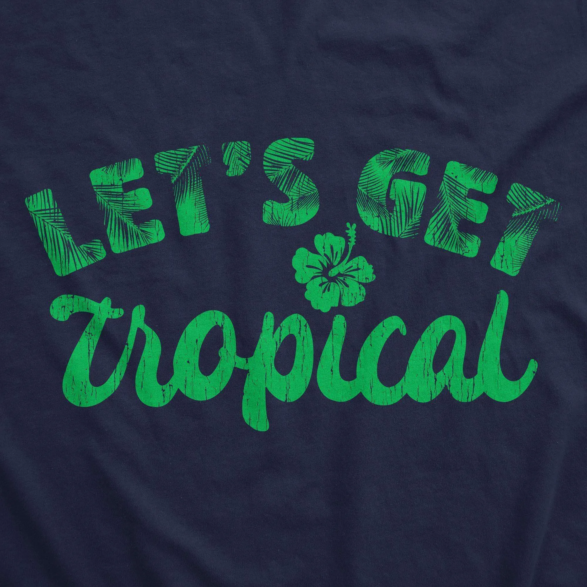 Let's Get Tropical Women's Tank Top sold by Crazy Dog T-Shirts product image thumbnail 2