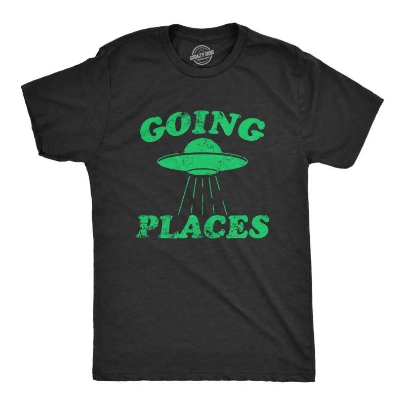 Going Places Men's T Shirt sold by Crazy Dog T-Shirts