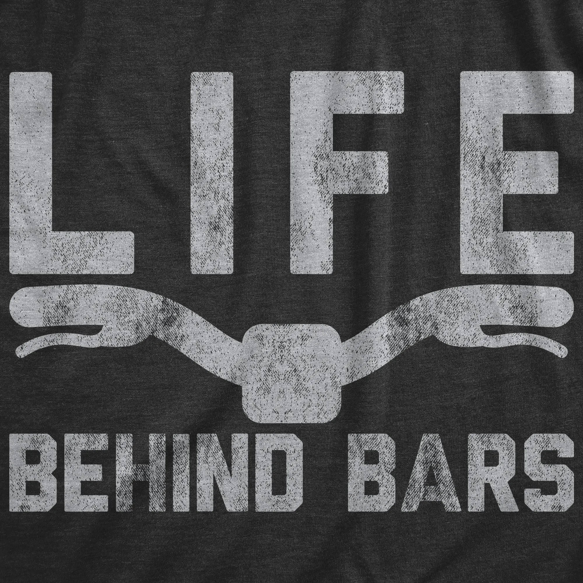 Life Behind Bars Men's T Shirt sold by Crazy Dog T-Shirts product image thumbnail 2