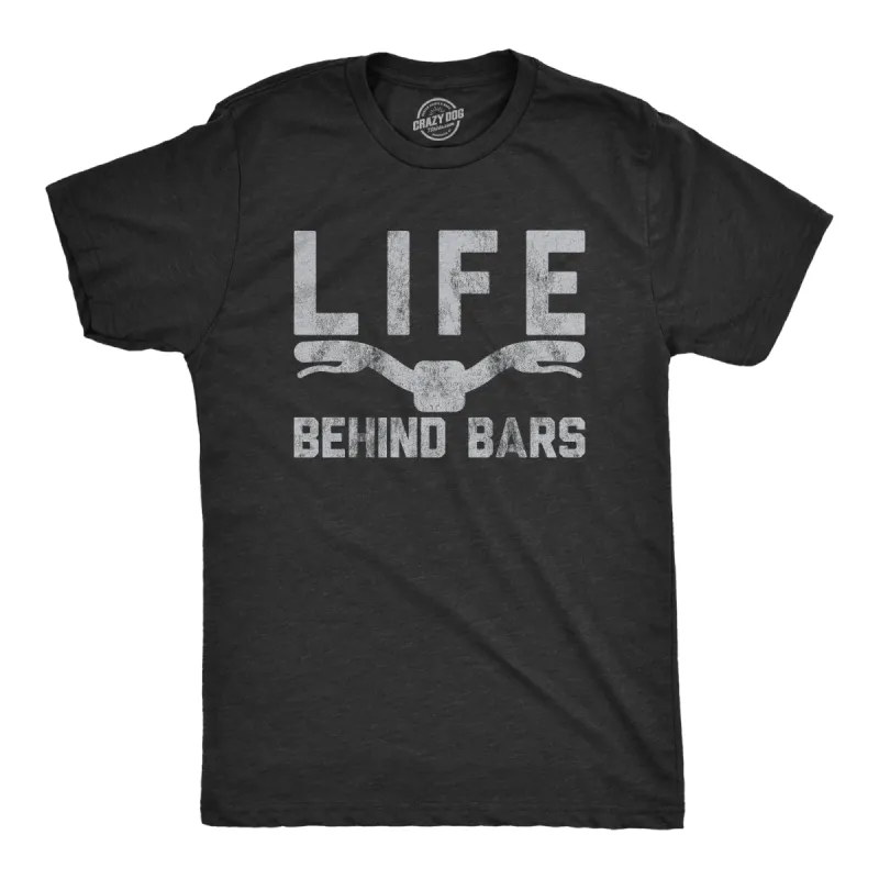Life Behind Bars Men's T Shirt sold by Crazy Dog T-Shirts