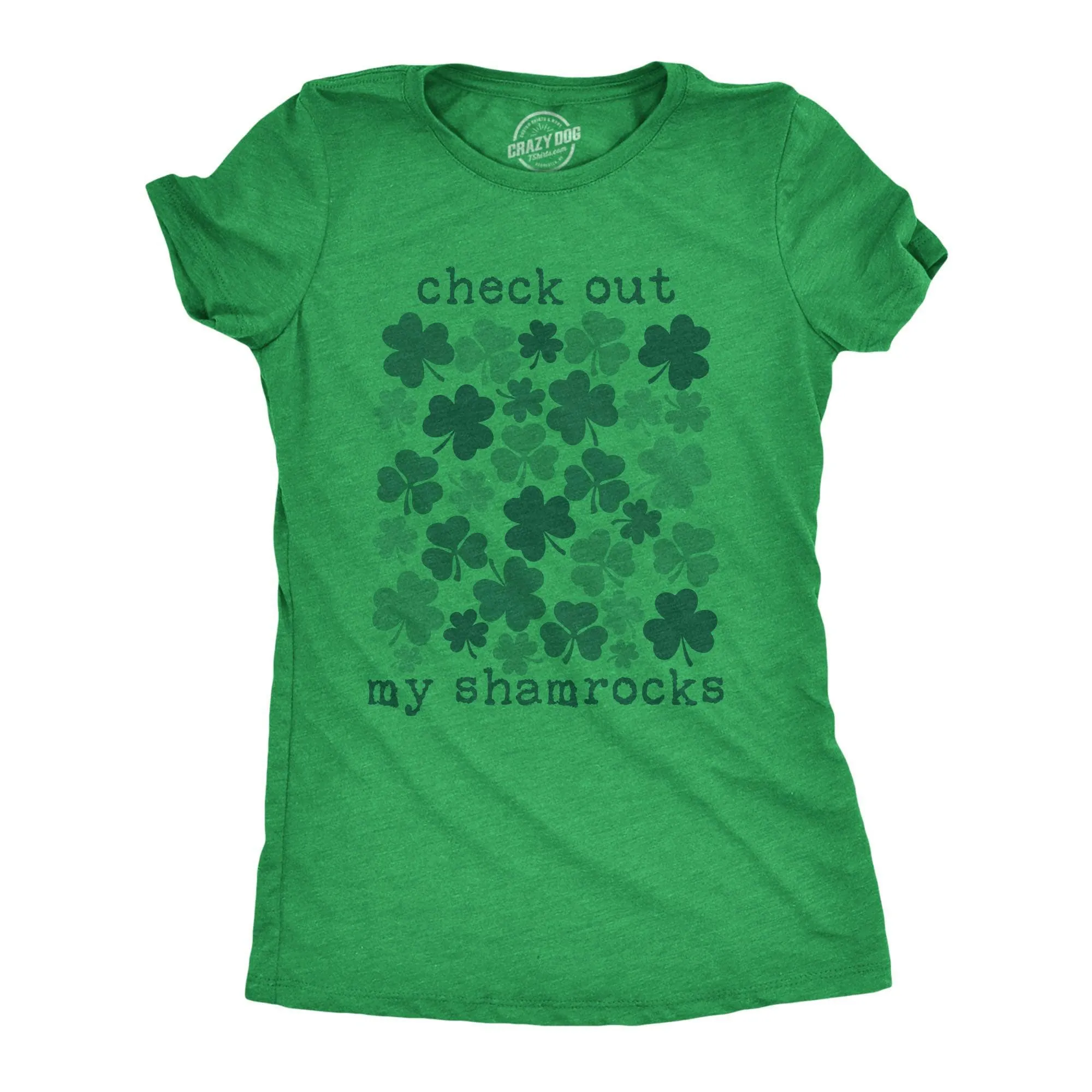 Check Out My Shamrocks Women's T Shirt sold by Crazy Dog T-Shirts