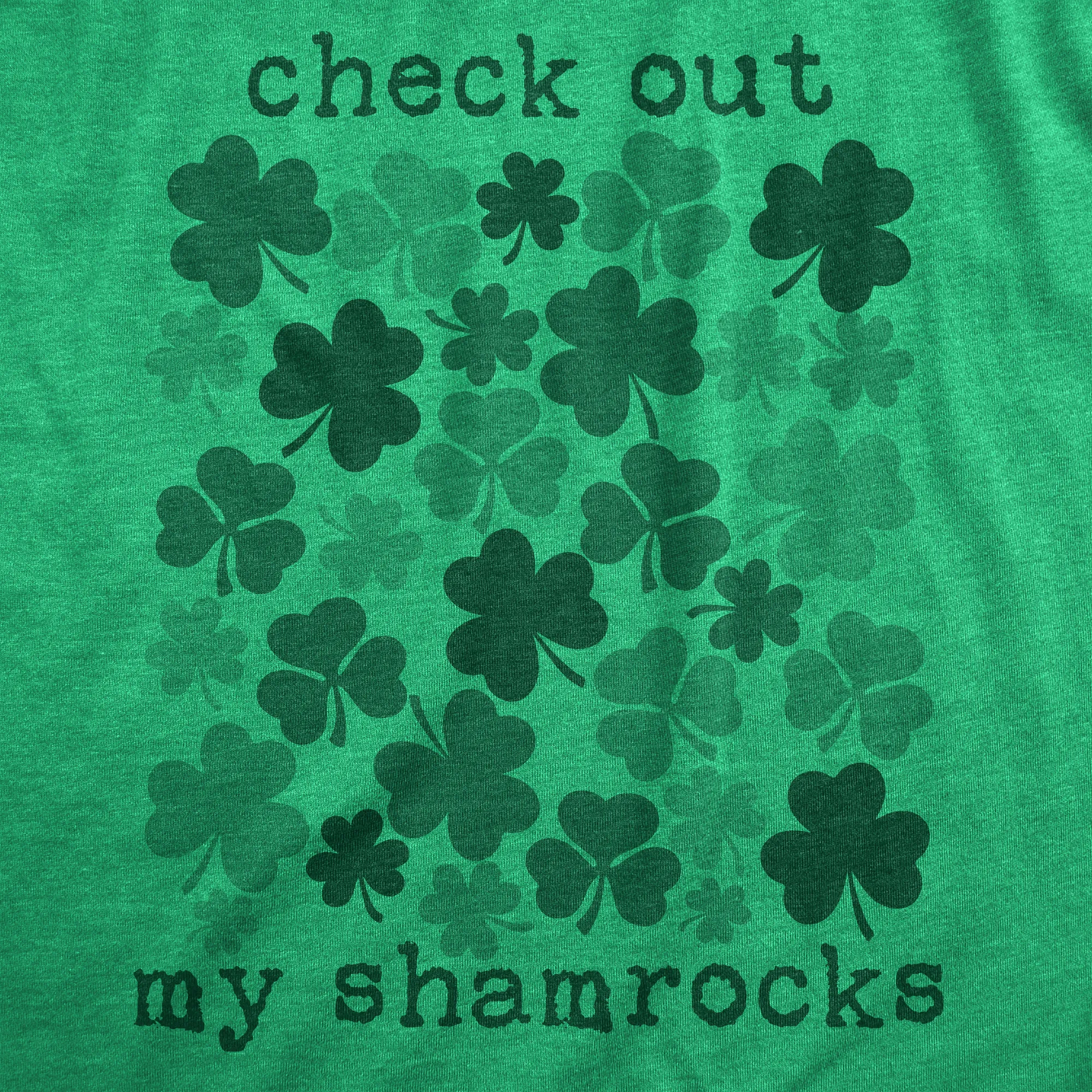 Check Out My Shamrocks Women's T Shirt sold by Crazy Dog T-Shirts product image thumbnail 2