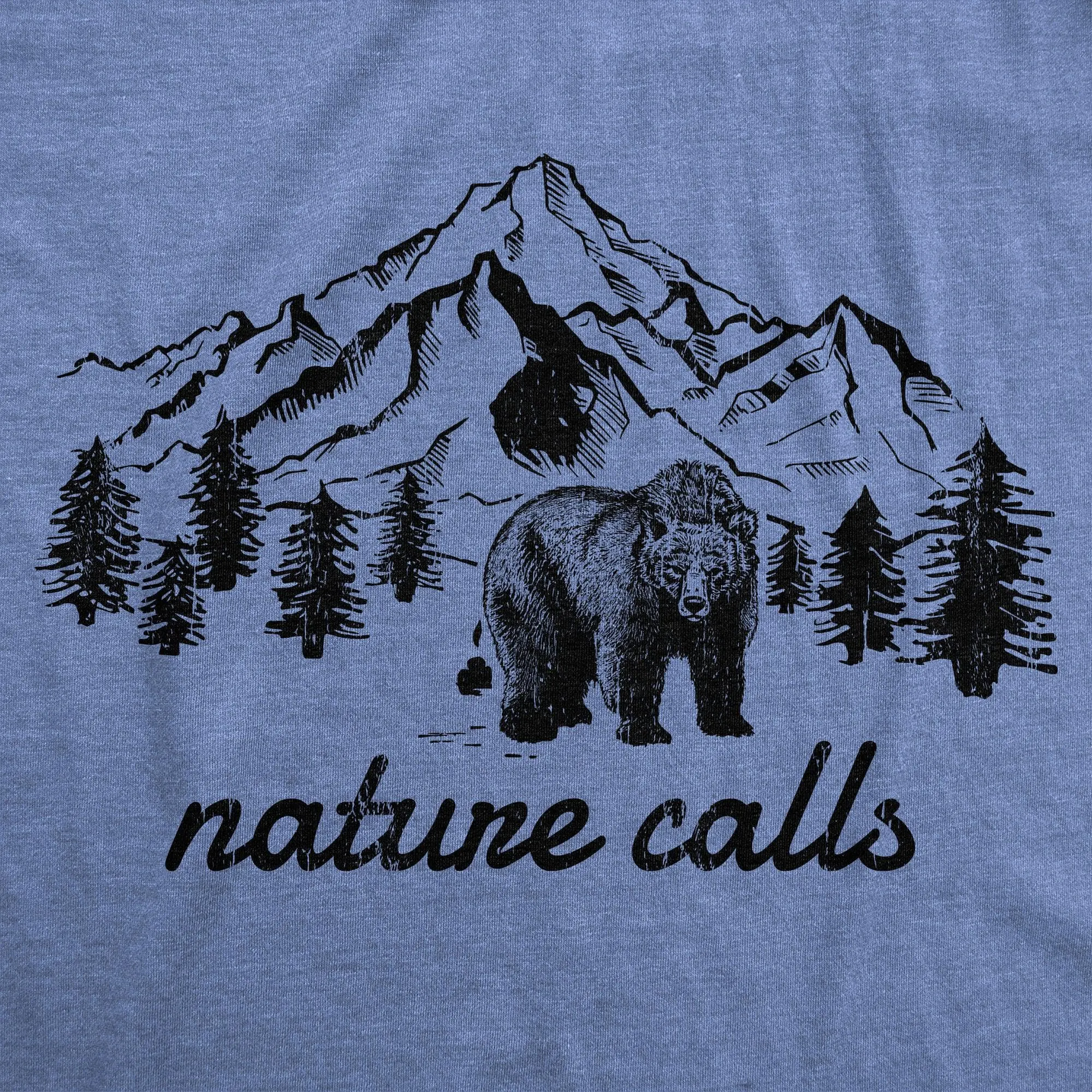 Nature Calls Women's T Shirt sold by Crazy Dog T-Shirts product image thumbnail 2