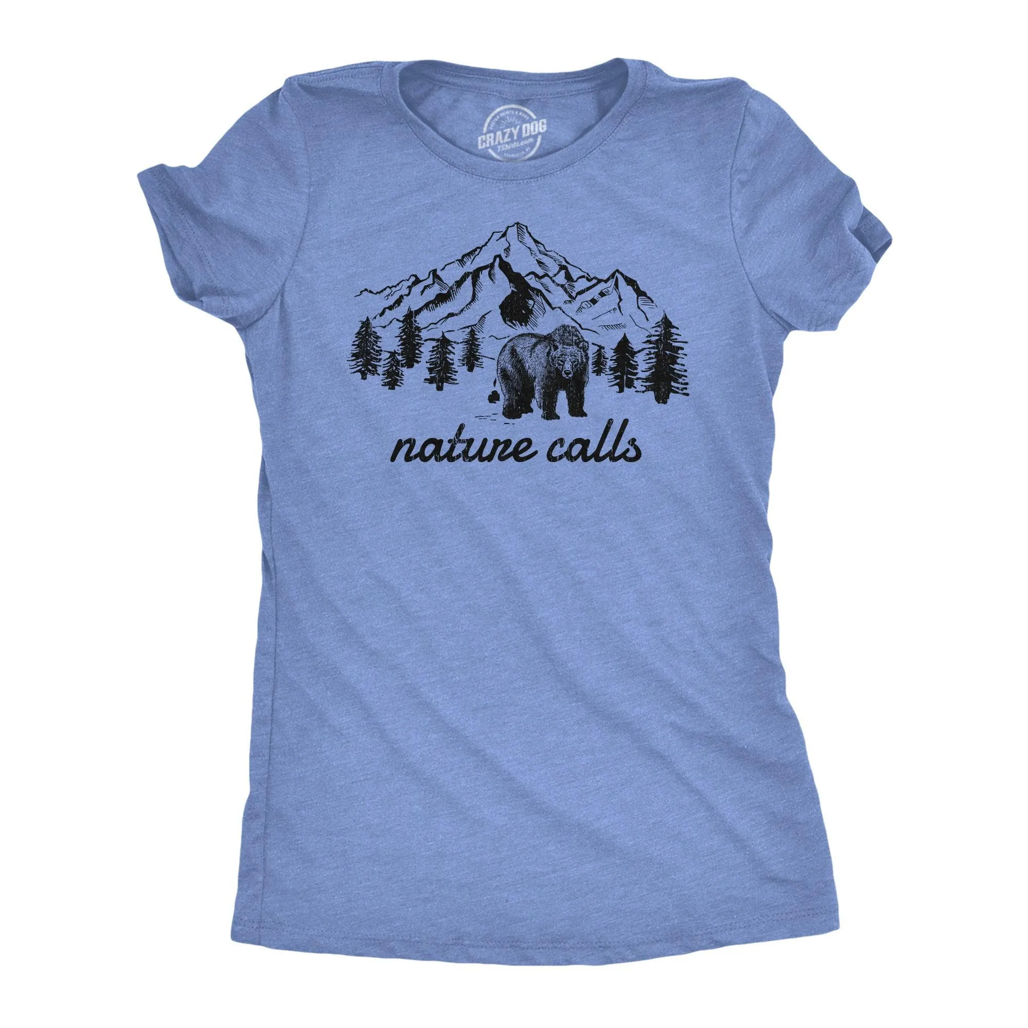 Nature Calls Women's T Shirt sold by Crazy Dog T-Shirts