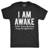 I Am Awake Please Respect My Privacy During This Difficult Time Men's T Shirt sold by Crazy Dog T-Shirts