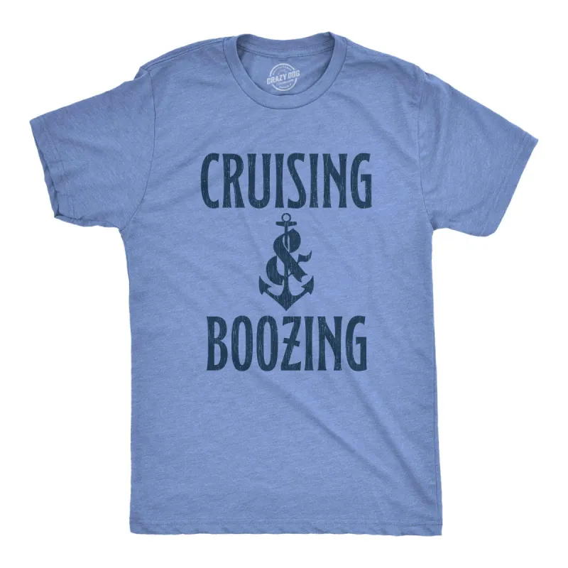 Cruising And Boozing Men's T Shirt sold by Crazy Dog T-Shirts