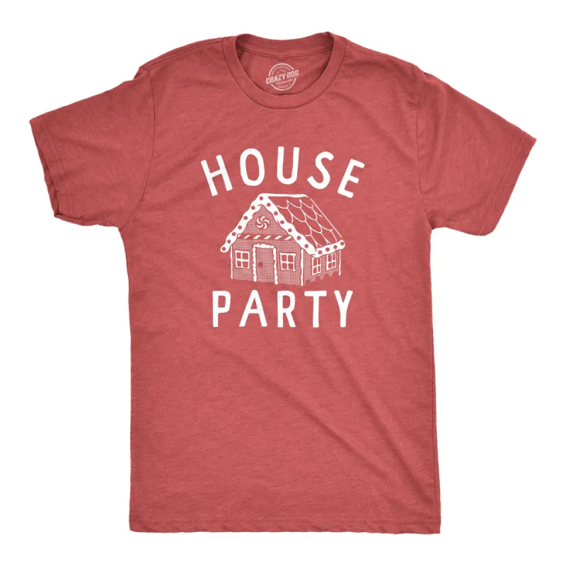 House Party Men's T Shirt sold by Crazy Dog T-Shirts