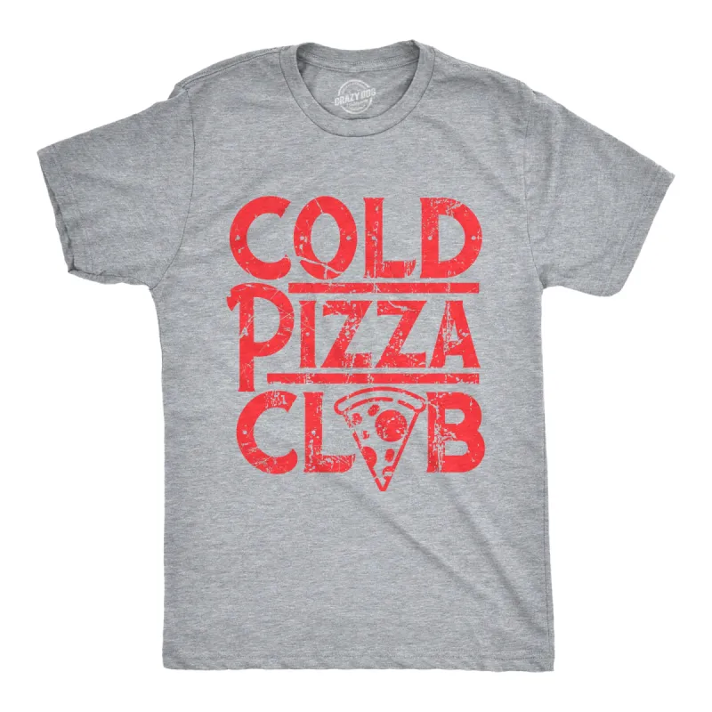 Cold Pizza Club Men's T Shirt sold by Crazy Dog T-Shirts