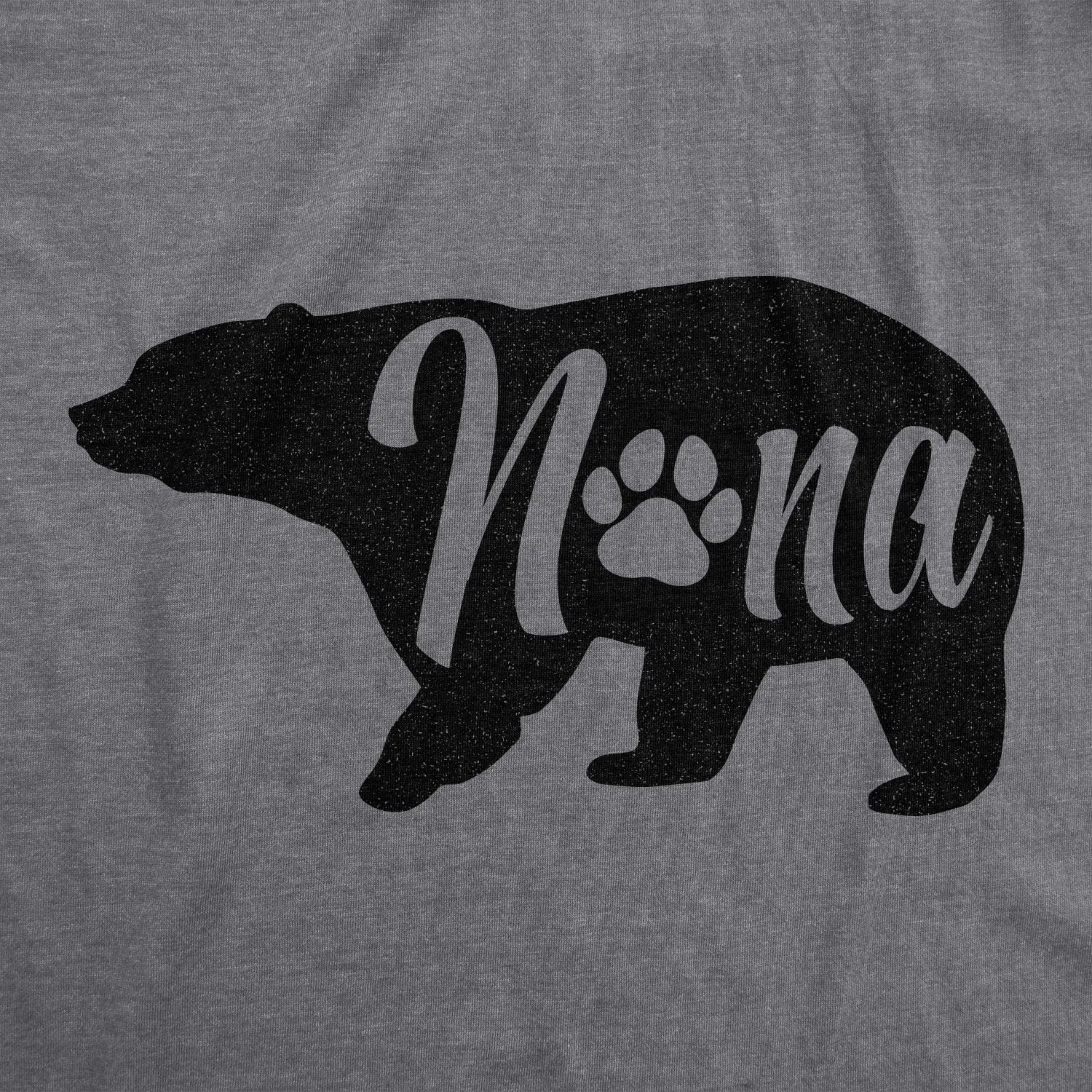Nana Bear Women's T Shirt sold by Crazy Dog T-Shirts product image thumbnail 2